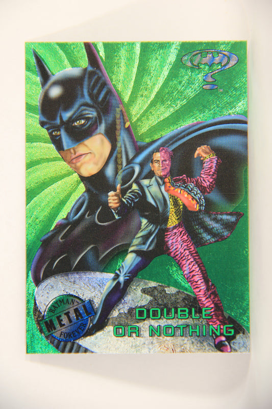 Batman Forever Metal 1995 Trading Card #46 Double Or Nothing L010357