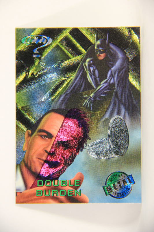 Batman Forever Metal 1995 Trading Card #47 Double Burden L010358
