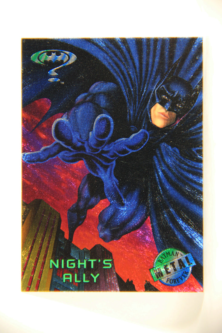 Batman Forever Metal 1995 Trading Card #50 Night's Ally L010361