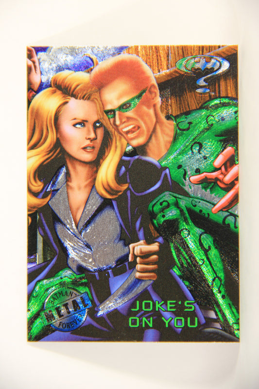 Batman Forever Metal 1995 Trading Card #54 Joke's On You L010365