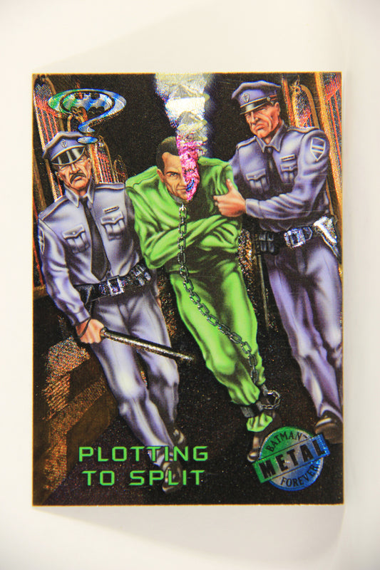 Batman Forever Metal 1995 Trading Card #57 Plotting To Split L010368