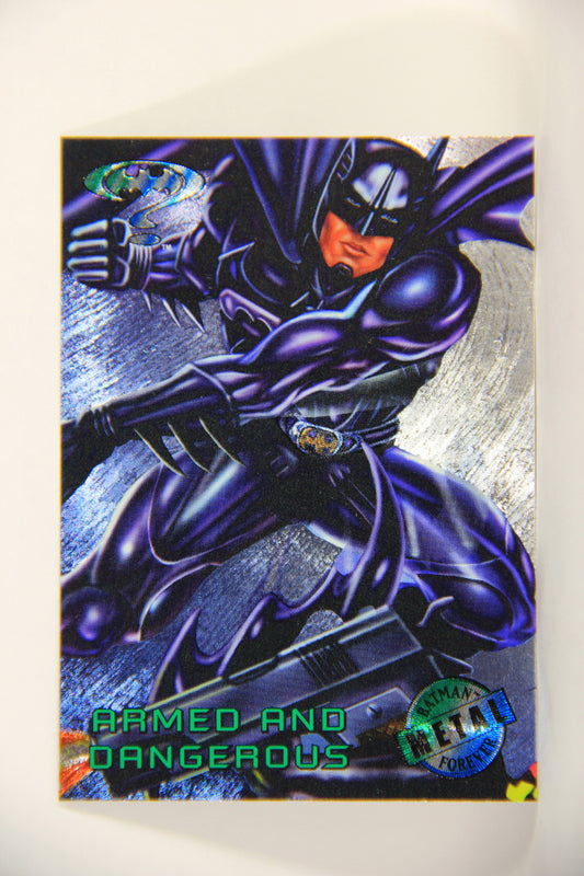 Batman Forever Metal 1995 Trading Card #65 Armed And Dangerous L010376