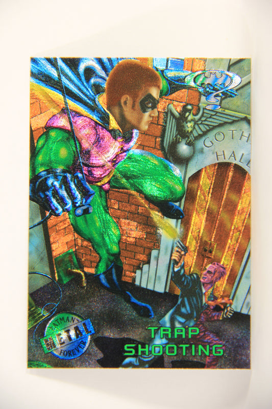 Batman Forever Metal 1995 Trading Card #72 Trap Shooting L010383