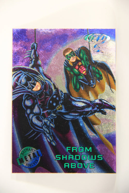 Batman Forever Metal 1995 Trading Card #78 From Shadows Above L010389