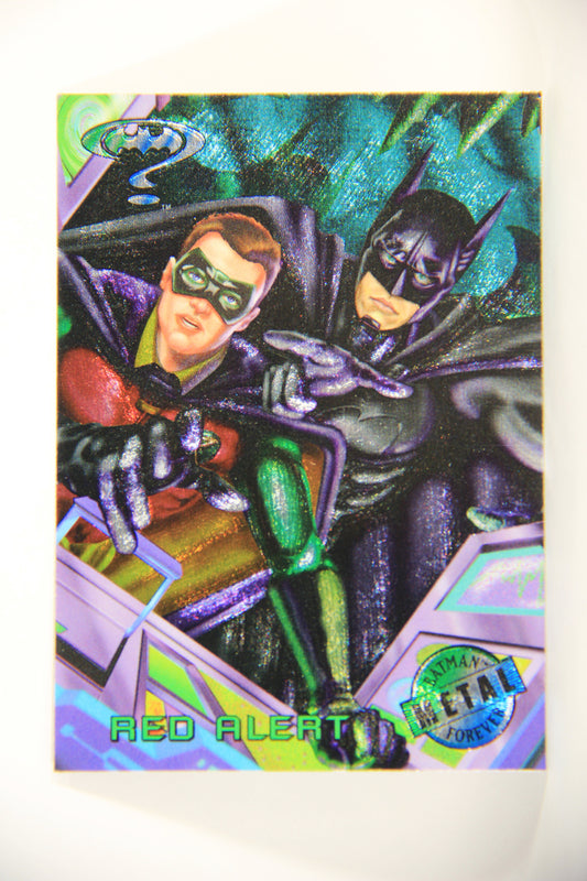 Batman Forever Metal 1995 Trading Card #89 Red Alert L010400