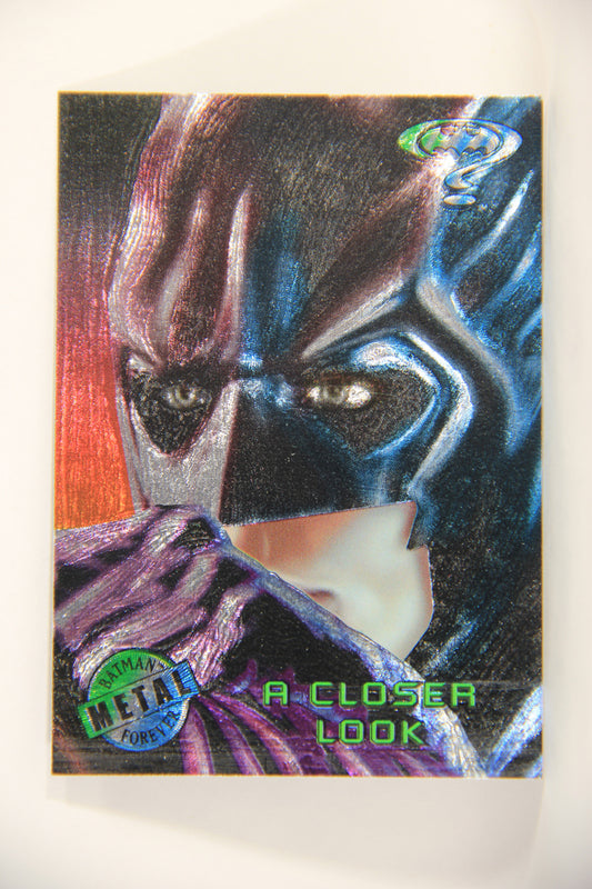 Batman Forever Metal 1995 Trading Card #90 A Closer Look L010401
