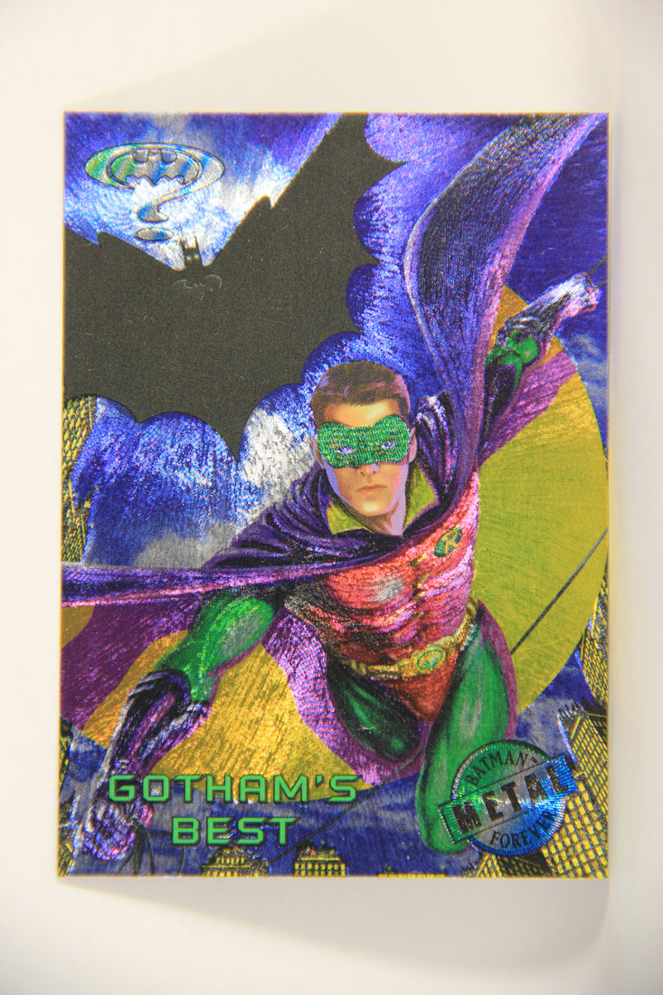 Batman Forever Metal 1995 Trading Card #91 Gotham's Best L010402