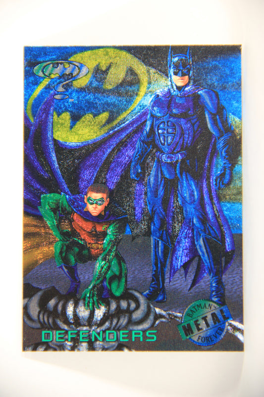 Batman Forever Metal 1995 Trading Card #95 Defenders L010406