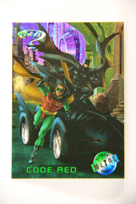 Batman Forever Metal 1995 Trading Card #97 Code Red L010408