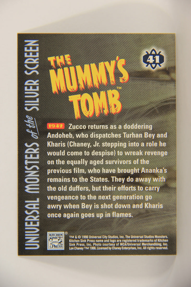 Universal Monsters Of The Silver Screen 1996 Card #41 The Mummy's Tomb 1942 L010534