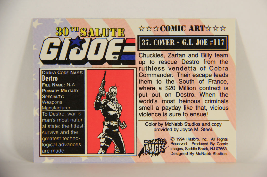 GI Joe 30th Salute 1994 Trading Card #37 Cover - G.I. Joe #117 ENG L010561