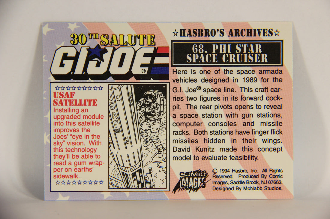 GI Joe 30th Salute 1994 Trading Card NO TOY #68 Phi Star Space Cruiser ENG L010566