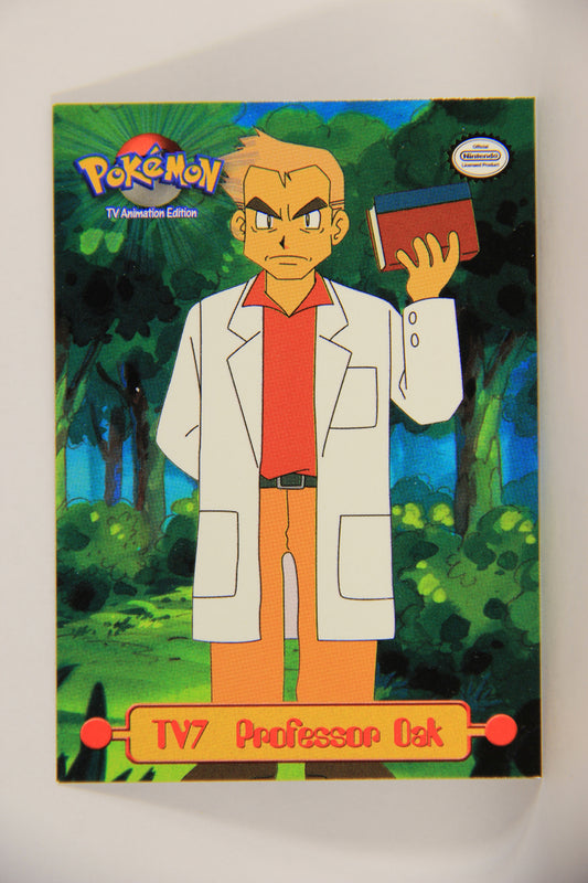 Pokémon Card TV Animation #TV7 Professor Oak Blue Logo 1st Print Puzzle ENG L010583