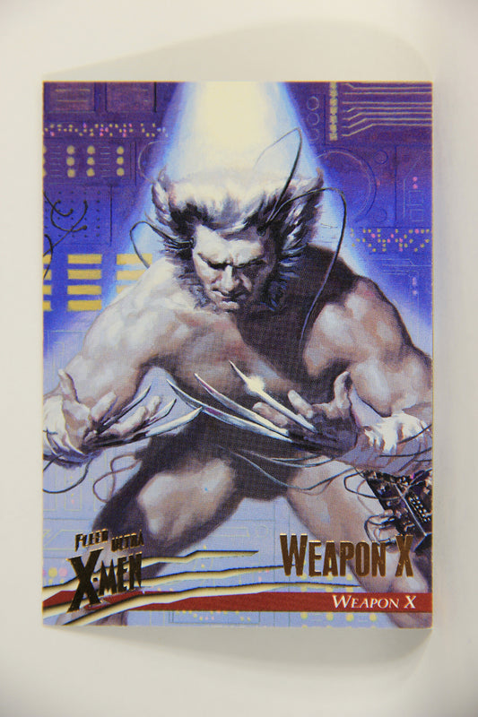 X-Men Fleer Ultra Wolverine 1996 Trading Card #1 Weapon X L010664