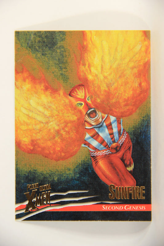 X-Men Fleer Ultra Wolverine 1996 Trading Card #21 Sunfire L010684