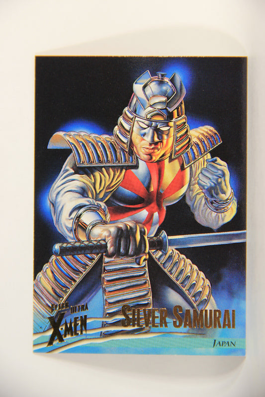 X-Men Fleer Ultra Wolverine 1996 Trading Card #30 Silver Samurai L010692