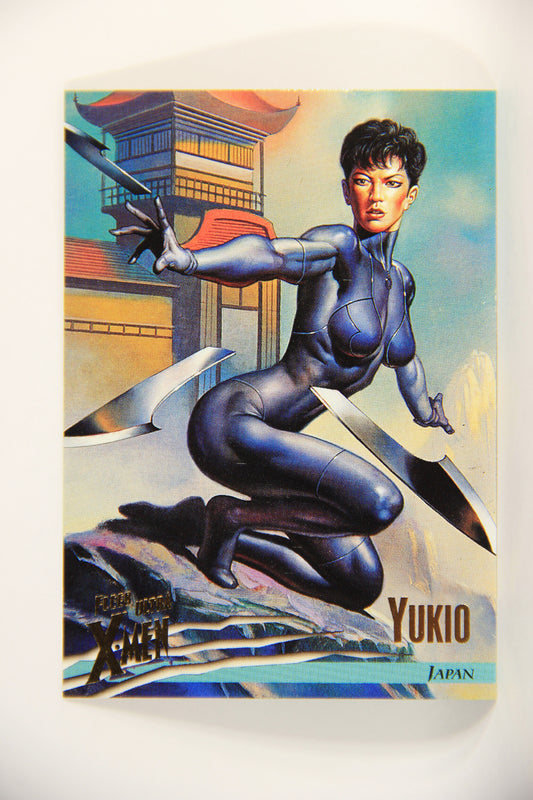X-Men Fleer Ultra Wolverine 1996 Trading Card #34 Yukio L010696