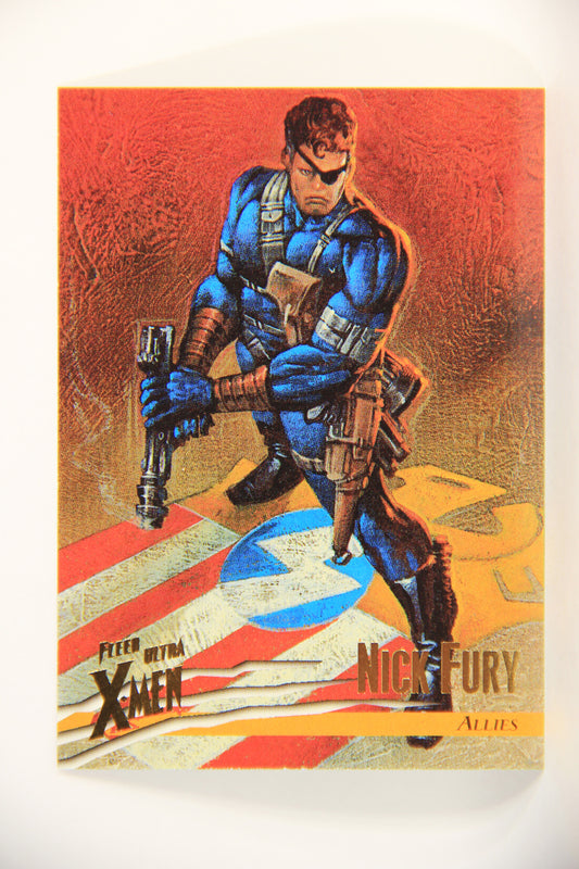 X-Men Fleer Ultra Wolverine 1996 Trading Card #40 Nick Fury L010702