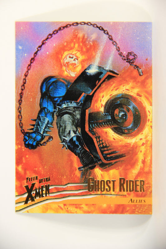 X-Men Fleer Ultra Wolverine 1996 Trading Card #42 Ghost Rider L010704