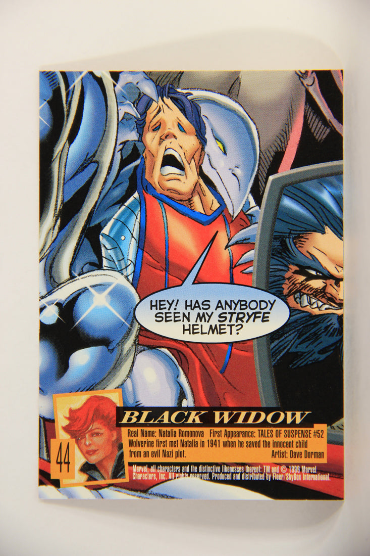 X-Men Fleer Ultra Wolverine 1996 Trading Card #44 Black Widow L010706