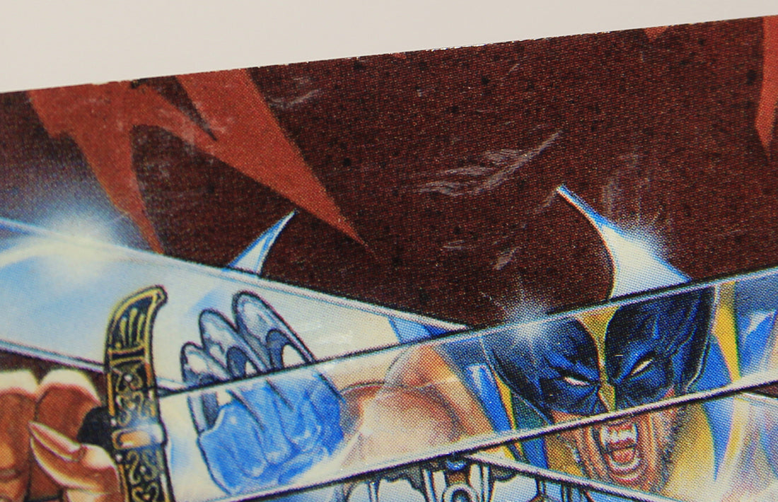 X-Men Fleer Ultra Wolverine 1996 Trading Card #59 Wolverine Vs Spiral L010721