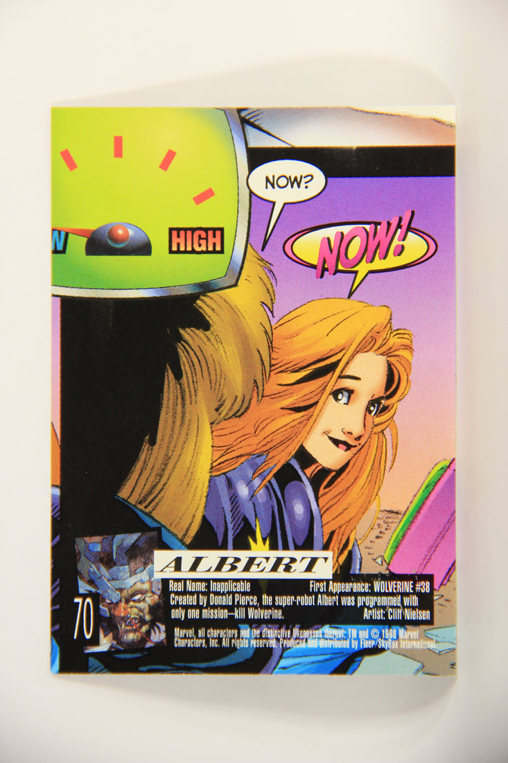 X-Men Fleer Ultra Wolverine 1996 Trading Card #70 Albert L010732
