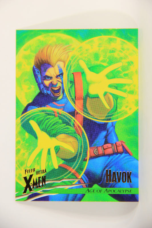 X-Men Fleer Ultra Wolverine 1996 Trading Card #85 Havok L010747