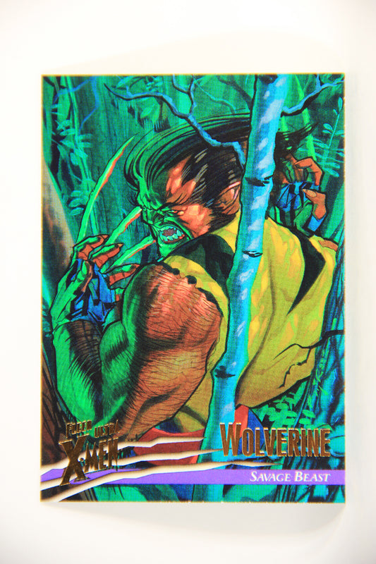 X-Men Fleer Ultra Wolverine 1996 Trading Card #91 Wolverine L010753