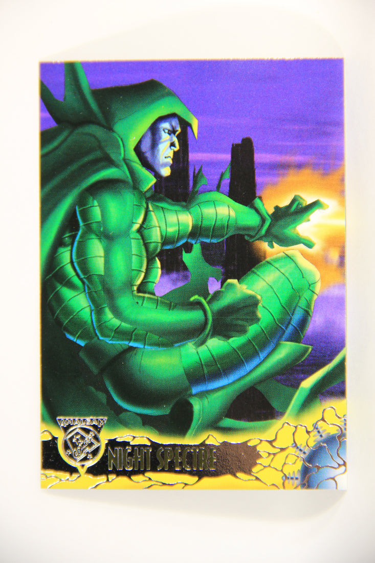 Amalgam Comics 1996 Marvel DC Trading Card #79 Night Spectre Versus Speed Demon L010839