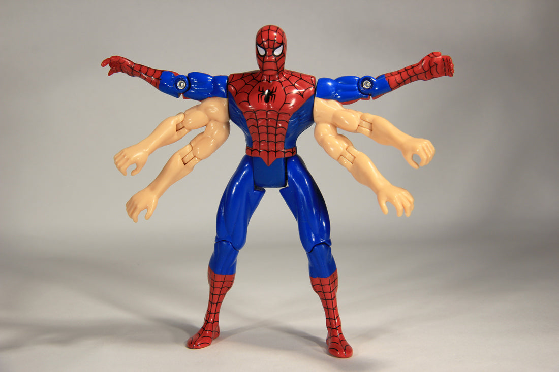 Marvel Animated 1995 Action Figure Spider-Man Arachnid battle Attack L010862