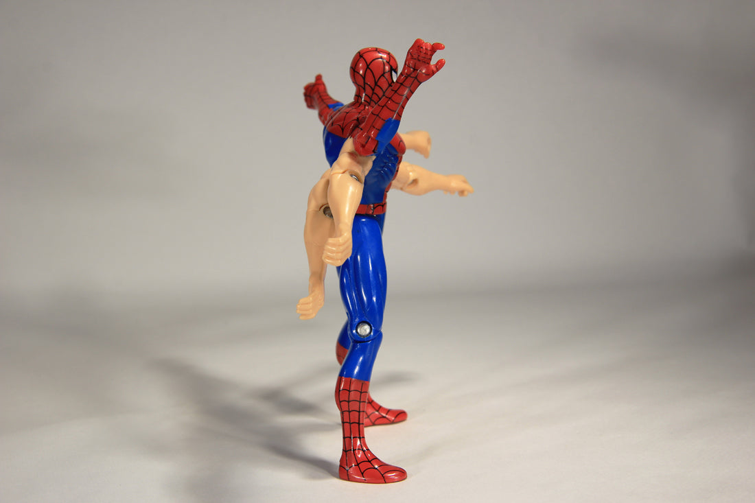 Marvel Animated 1995 Action Figure Spider-Man Arachnid battle Attack L010862