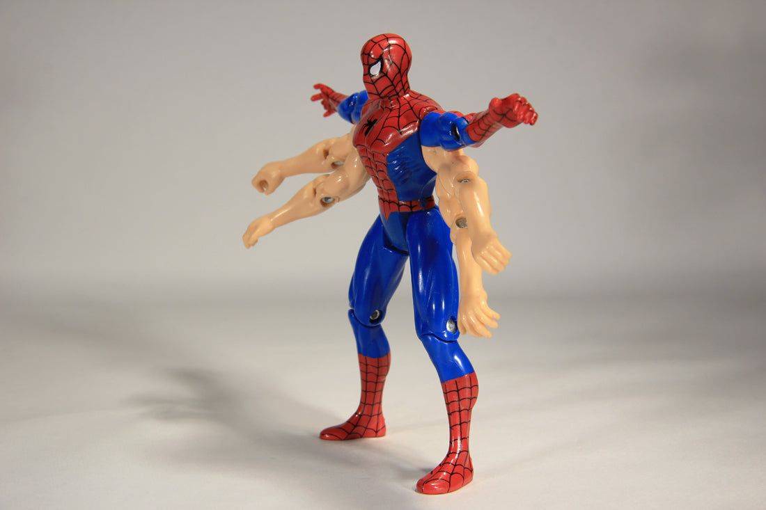 Marvel Animated 1995 Action Figure Spider-Man Arachnid battle Attack L010862