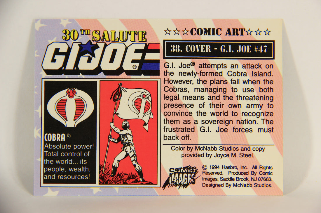 GI Joe 30th Salute 1994 Trading Card #38 Cover - G.I. Joe #47 ENG L010963