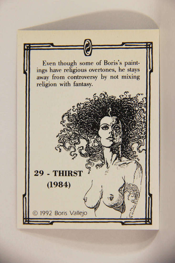 Boris Vallejo Series 2 - 1992 Artwork Trading Card #29 Thirst L011026