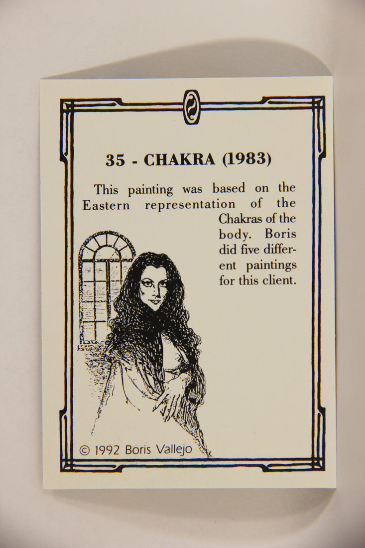 Boris Vallejo Series 2 - 1992 Artwork Trading Card #35 Chakra L011032