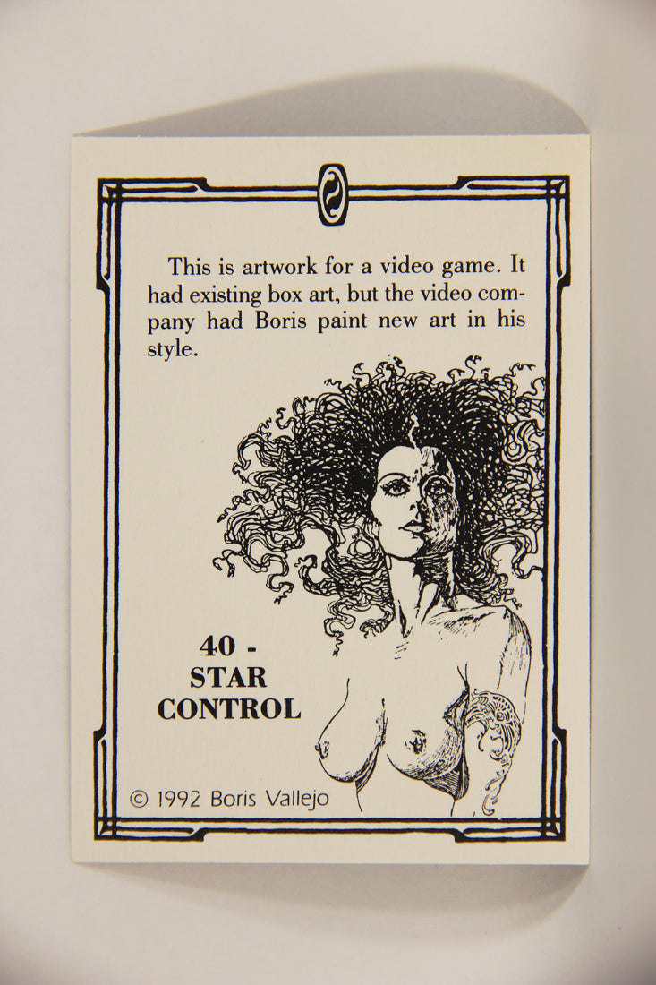 Boris Vallejo Series 2 - 1992 Artwork Trading Card #40 Star Control L011037