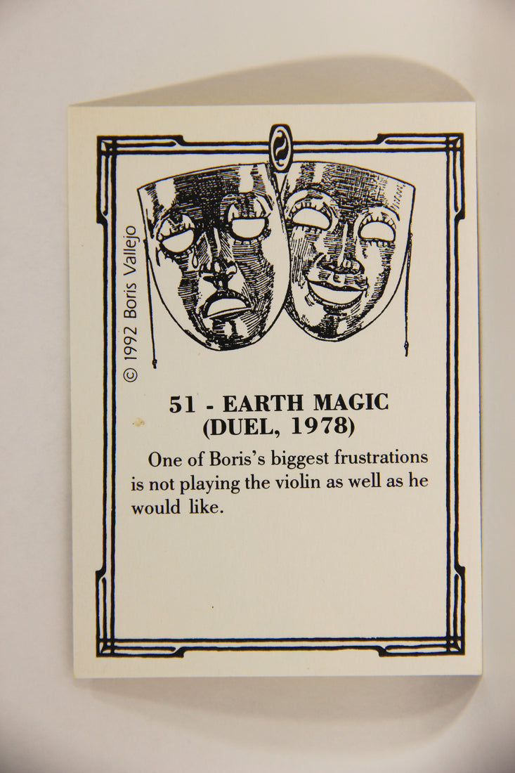 Boris Vallejo Series 2 - 1992 Artwork Trading Card #51 Earth Magic L011048