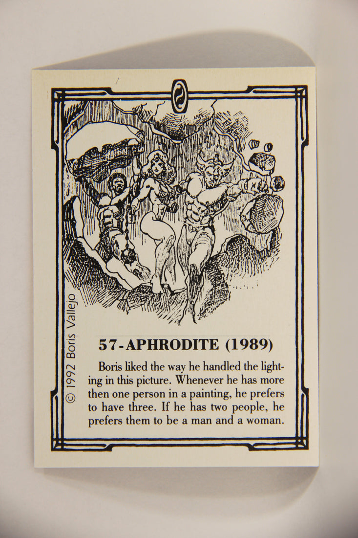 Boris Vallejo Series 2 - 1992 Artwork Trading Card #57 Aphrodite L011054