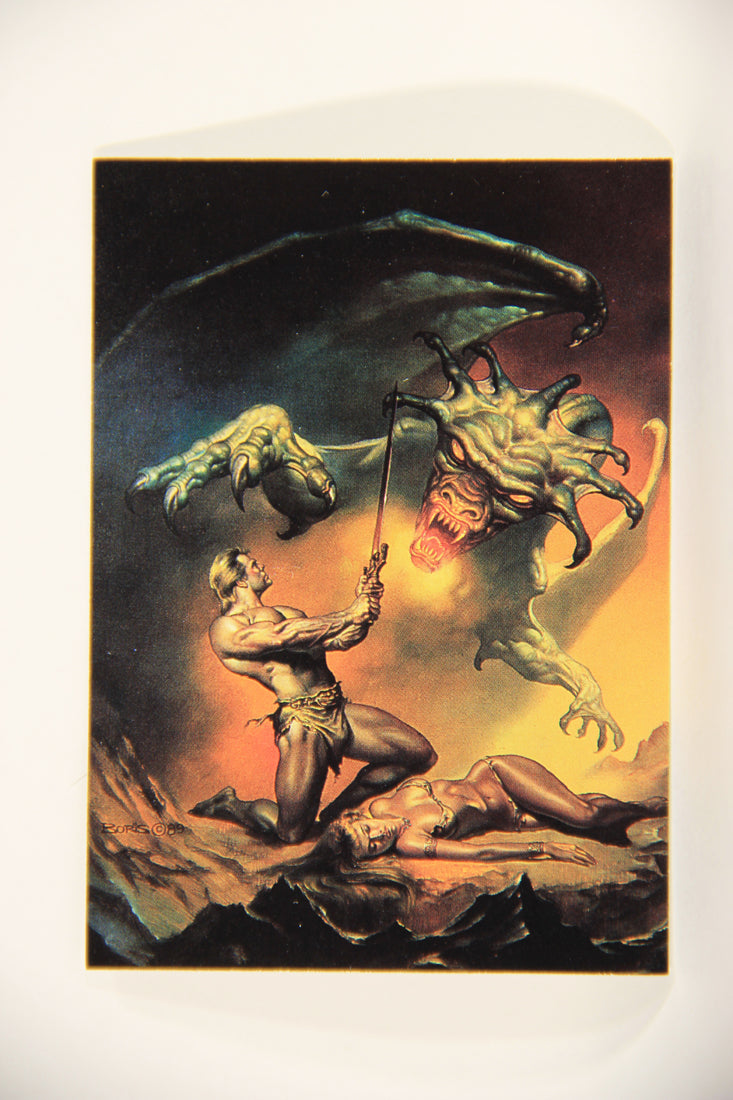 Boris Vallejo Series 2 - 1992 Artwork Trading Card #62 The Sorceress & The Dragon L011059