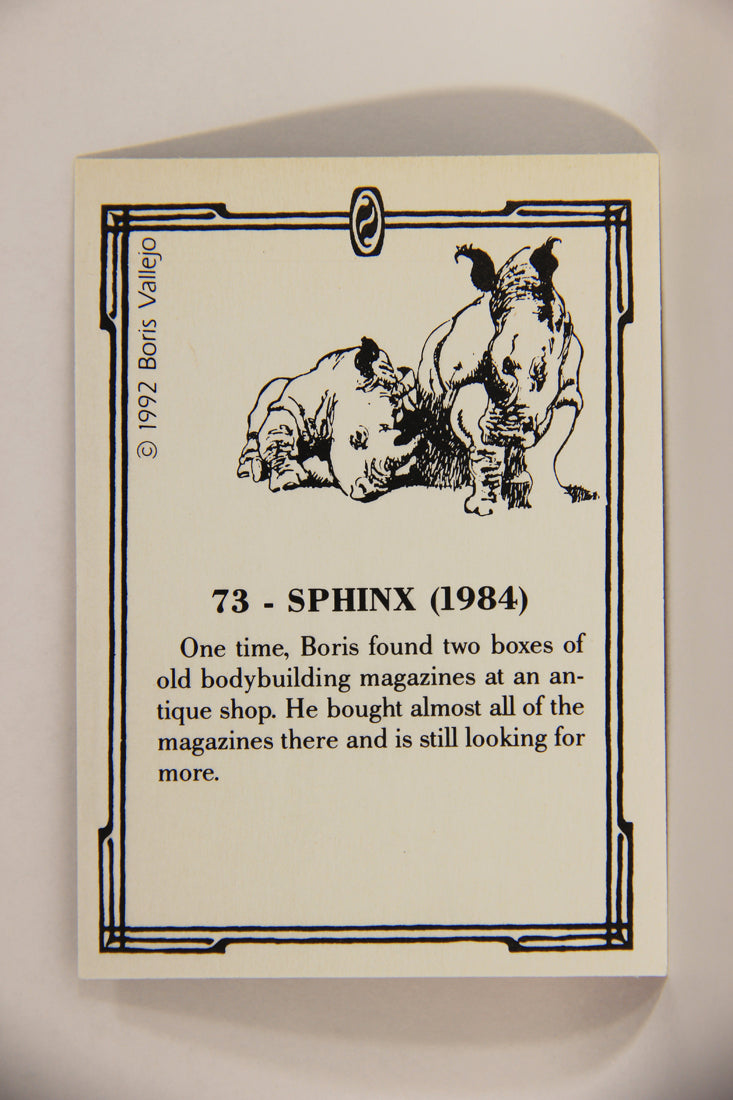 Boris Vallejo Series 2 - 1992 Artwork Trading Card #73 Sphinx L011070