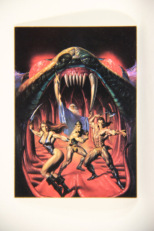 Boris Vallejo Series 2 - 1992 Artwork Trading Card #76 Swords And Serpents L011073