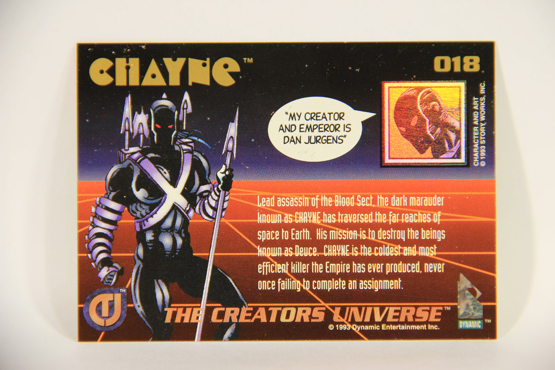 The Creators Universe 1993 Trading Card #18 Chayne ENG L011095