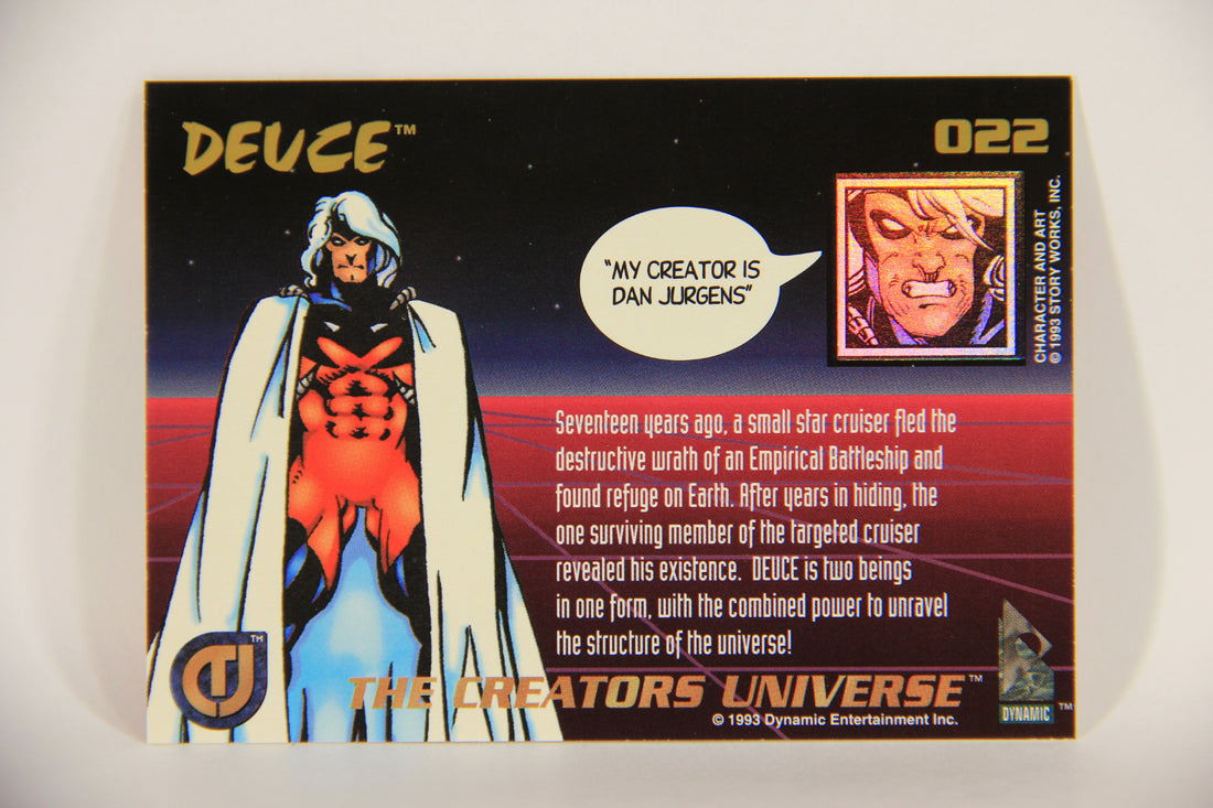 The Creators Universe 1993 Trading Card #22 Deuce ENG L011099