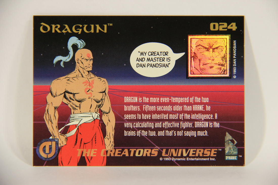 The Creators Universe 1993 Trading Card #24 Dragun ENG L011101
