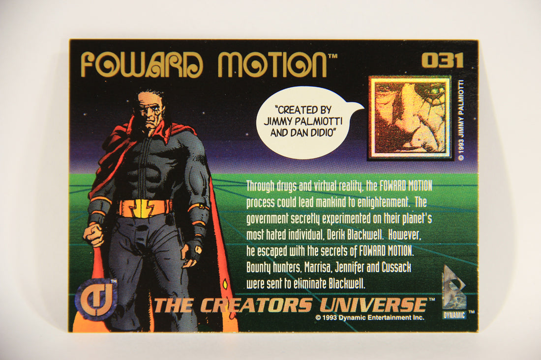 The Creators Universe 1993 Trading Card #31 Foward Motion ENG L011108