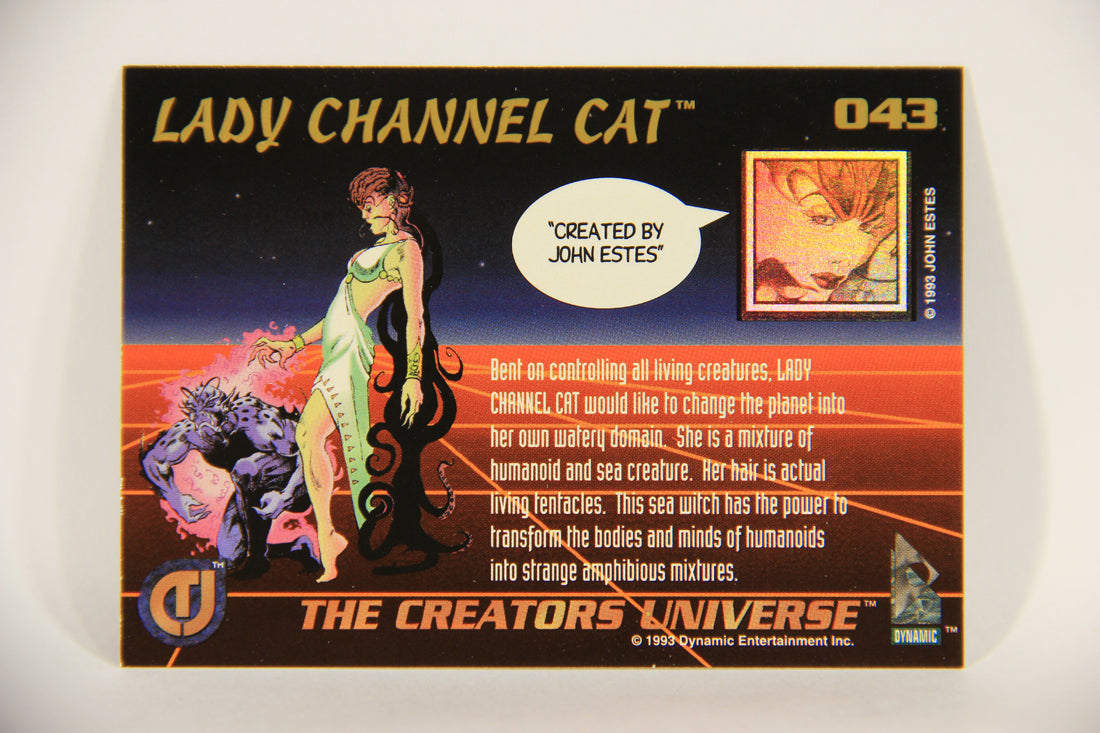 The Creators Universe 1993 Trading Card #43 Lady Channel Cat ENG L011121