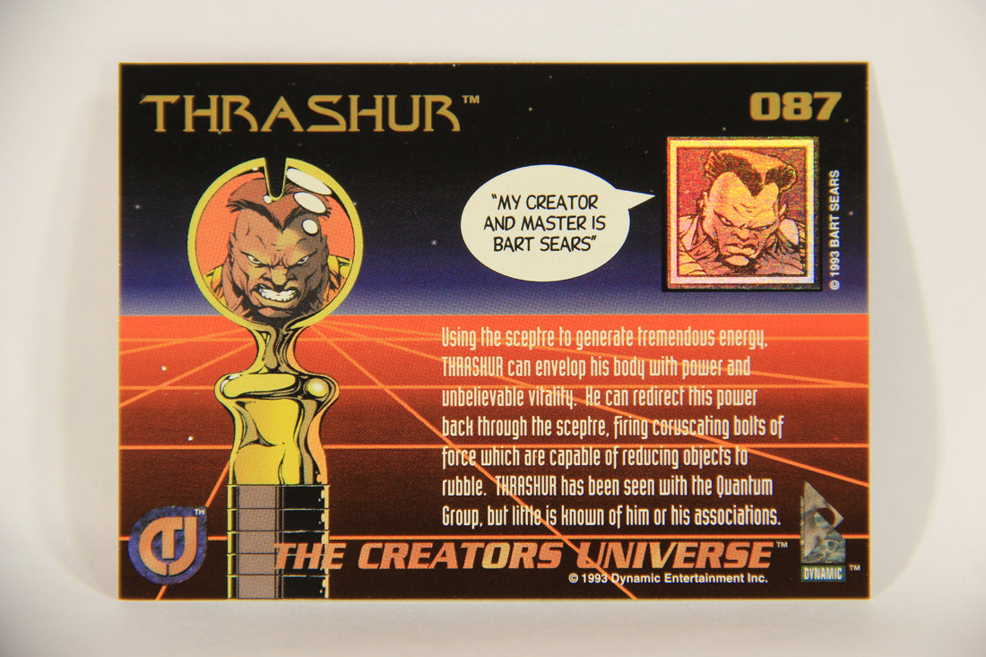 The Creators Universe 1993 Trading Card #87 Thrashur ENG L011165