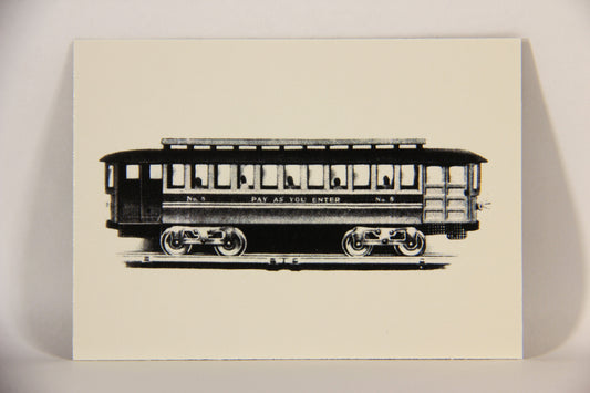 Lionel Greatest Trains 1998 Card #4 - 1910 No. 8 Pay-As-You-Enter Streetcar ENG L011232