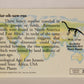 Dinosaurs The Mesozoic Era 1993 Vintage Trading Card #29 Barosaurus ENG L011322