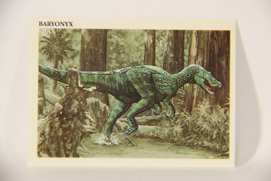 Dinosaurs The Mesozoic Era 1993 Vintage Trading Card #34 Baryonyx ENG L011327